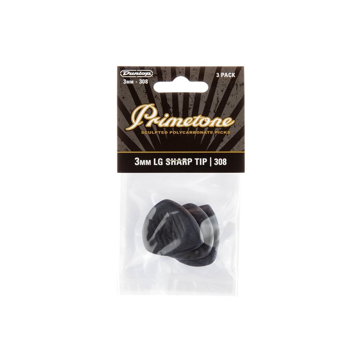 DUNLOP 477P308 PRIMETONE LARGE SET 3 PLETTRI 3mm