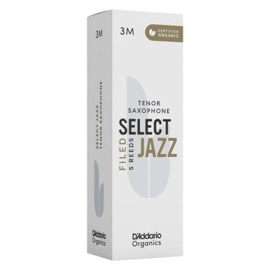 D'addario organic select jazz 5 ance per sax tenore filed 3m