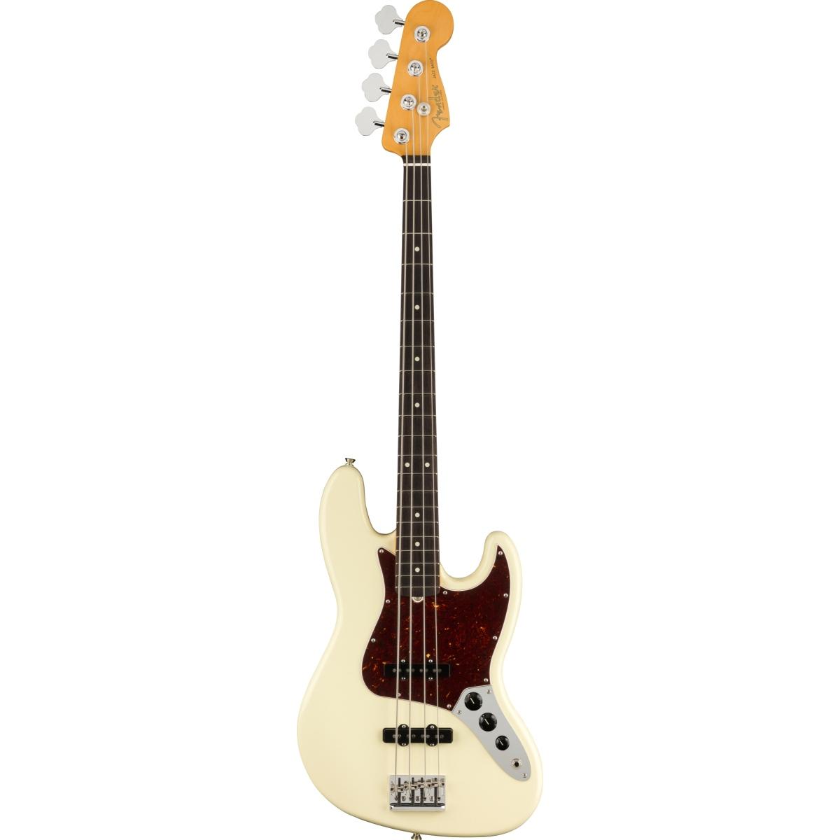 Fender american professional ii jazz bass rw olympic white basso elettrico 4 corde