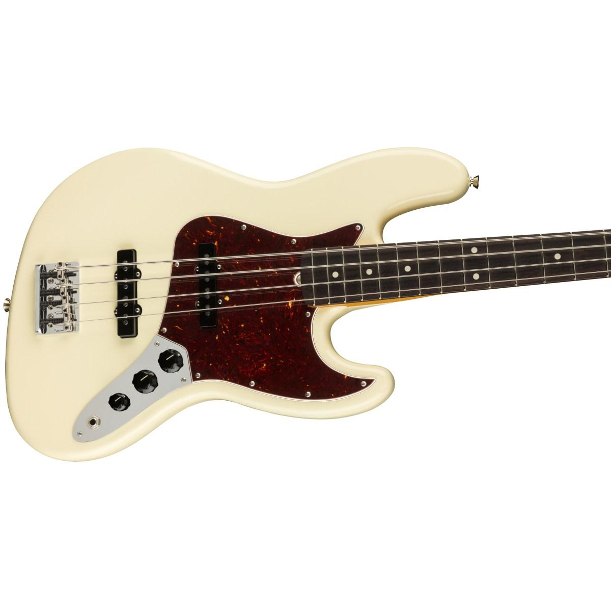 Fender american professional ii jazz bass rw olympic white basso elettrico 4 corde