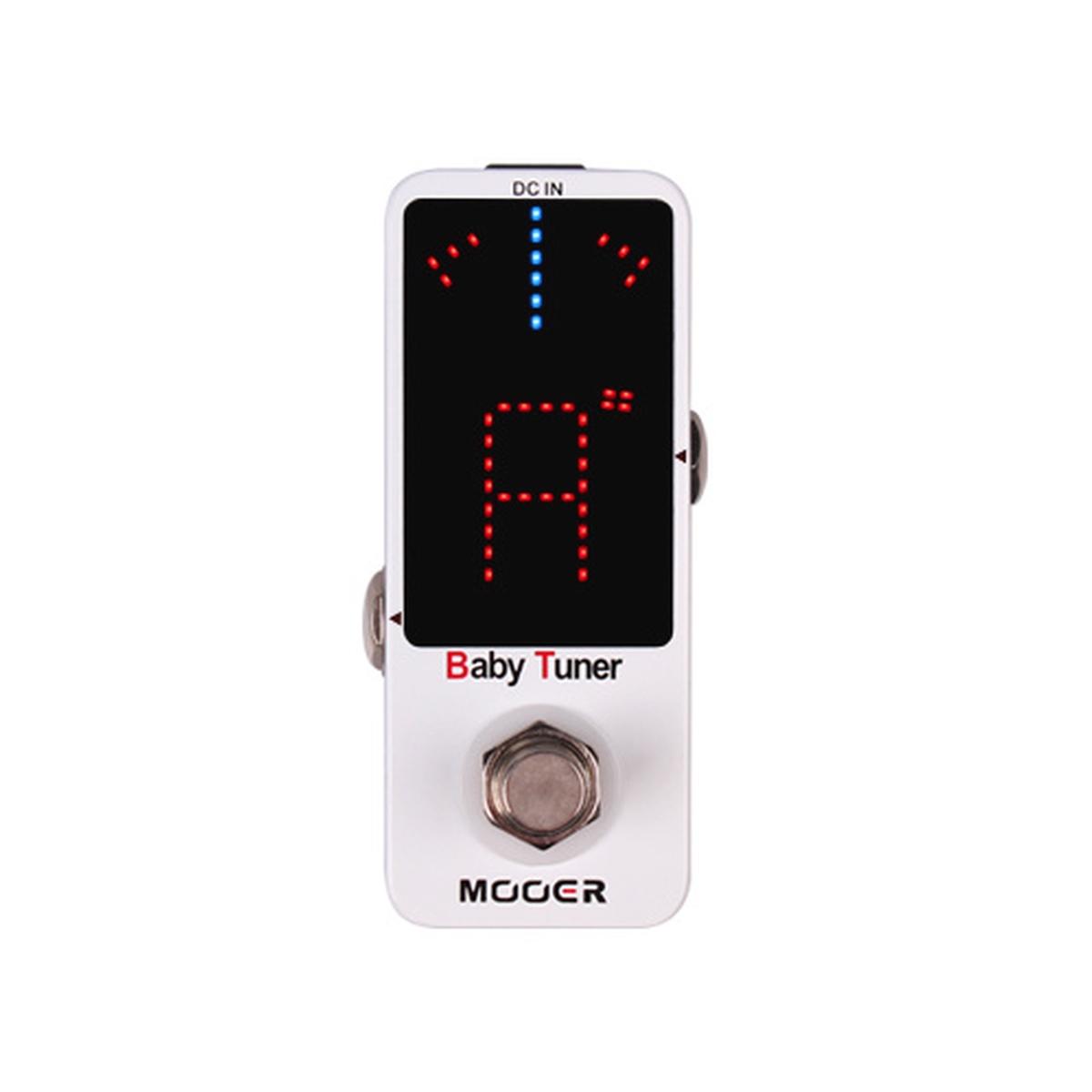 Mooer baby tuner accordatore cromatico a pedale