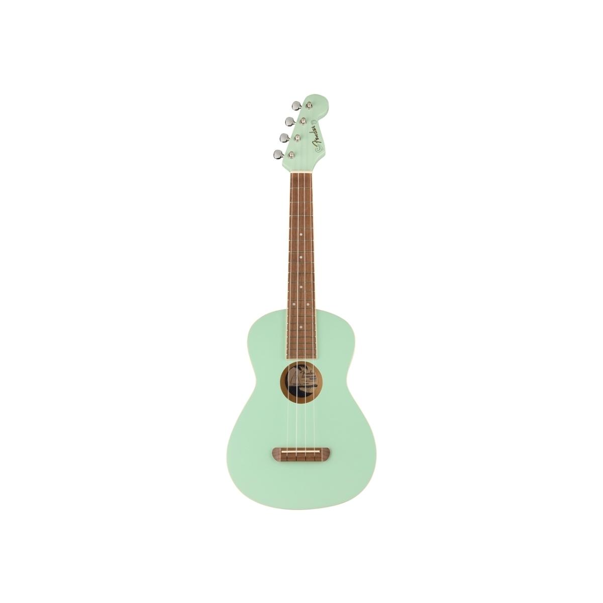Fender avalon surf green ukulele tenore