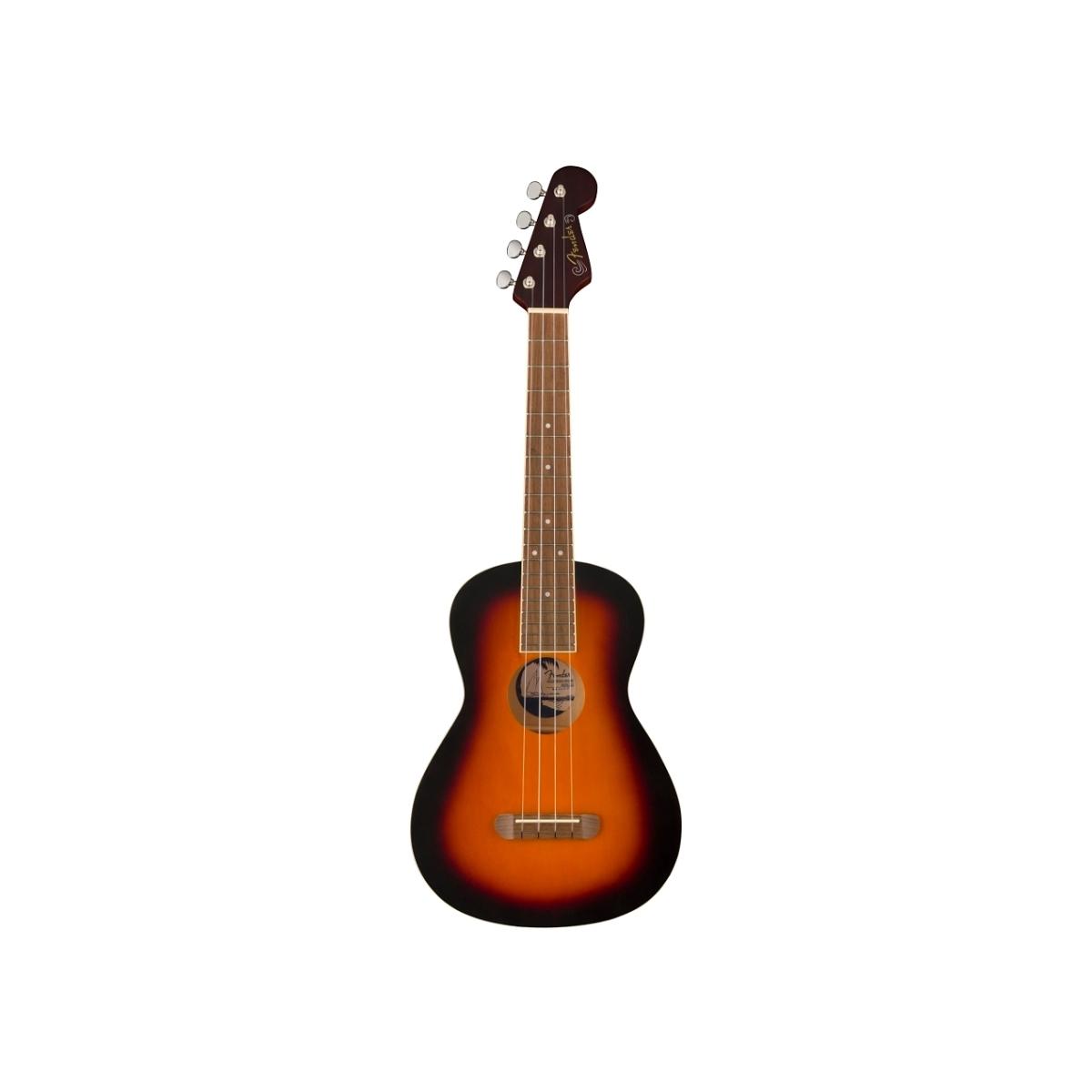 Fender avalon 2 tone sunburst ukulele tenore