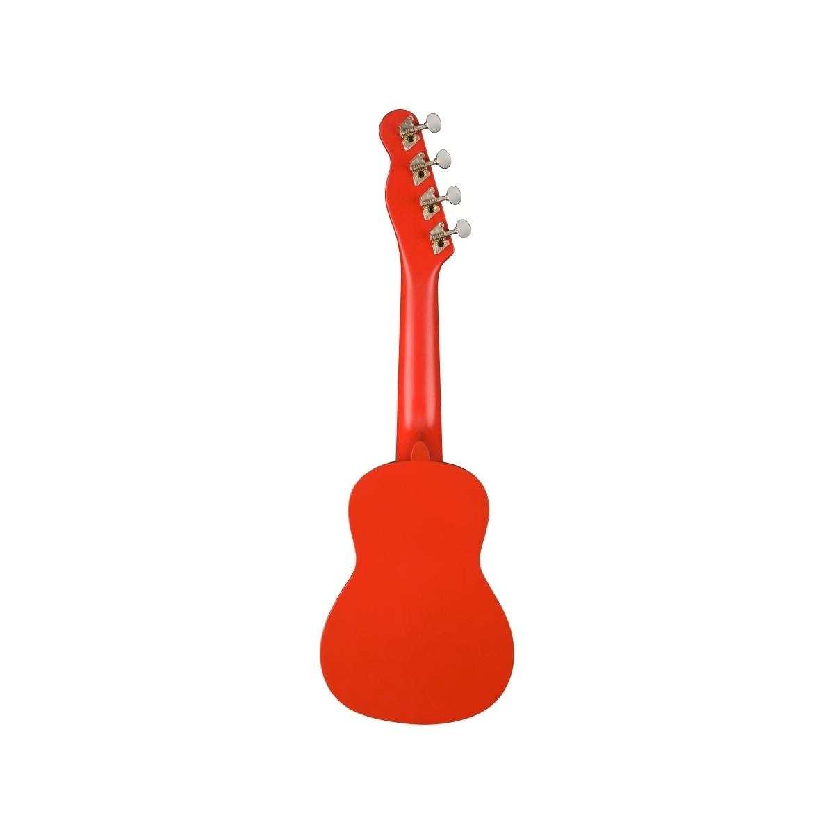 Fender venice ukulele soprano fired red