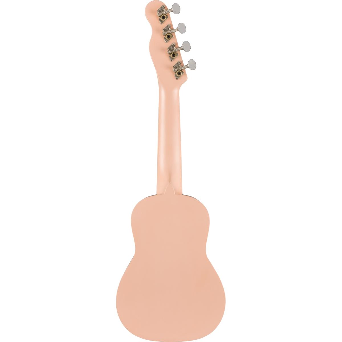 Fender venice ukulele soprano shell pink
