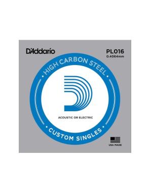 D'addario pl016 corda singola chitarra acustica / elettrica
