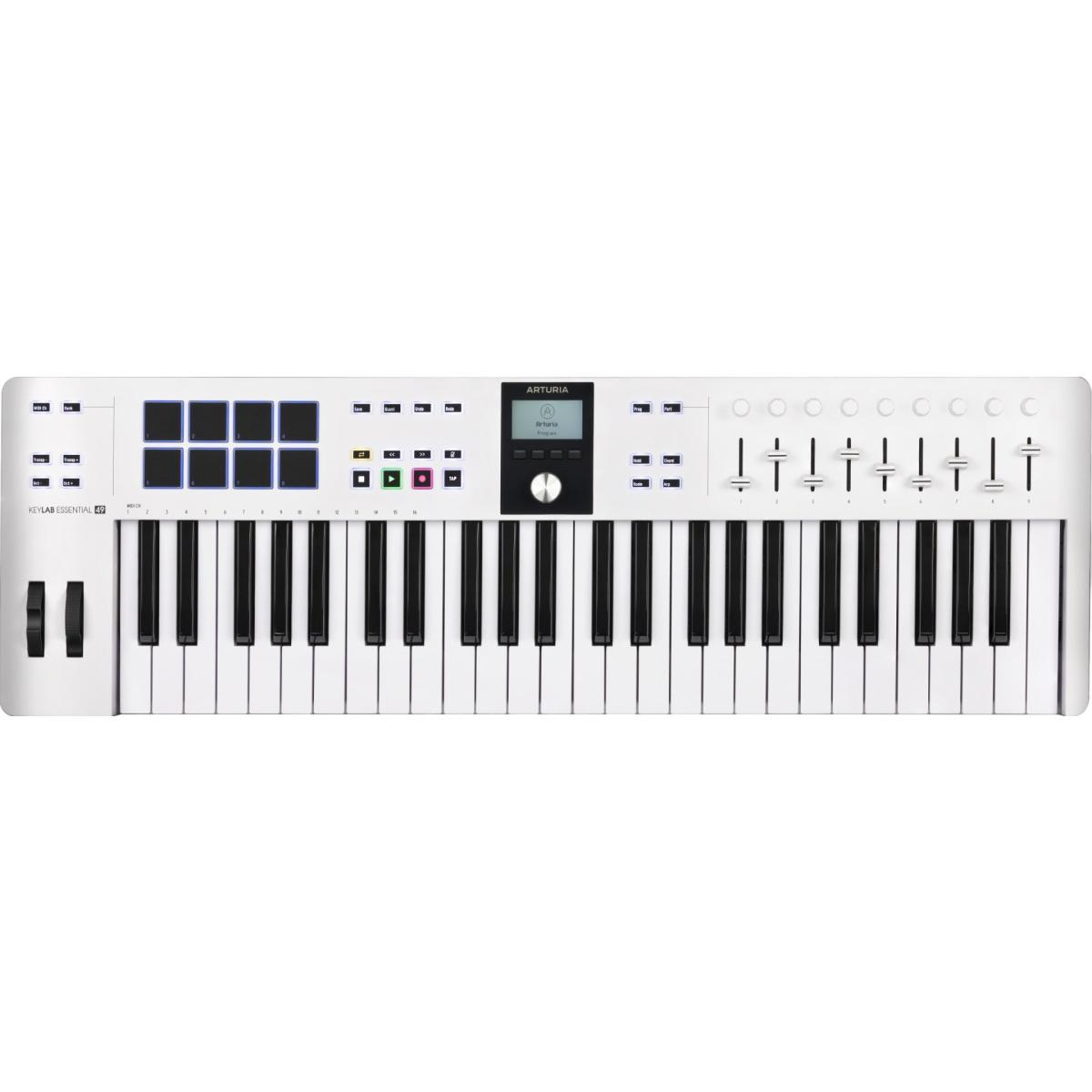 Arturia keylab essential mk3 49 tastiera midi/usb 49 tasti bianca