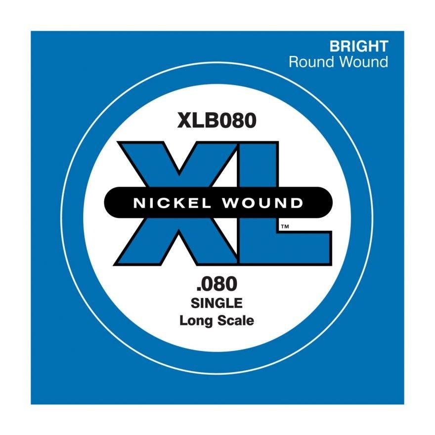 D'addario xlb080 corda singola basso elettrico