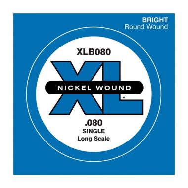 D'addario xlb080 corda singola basso elettrico