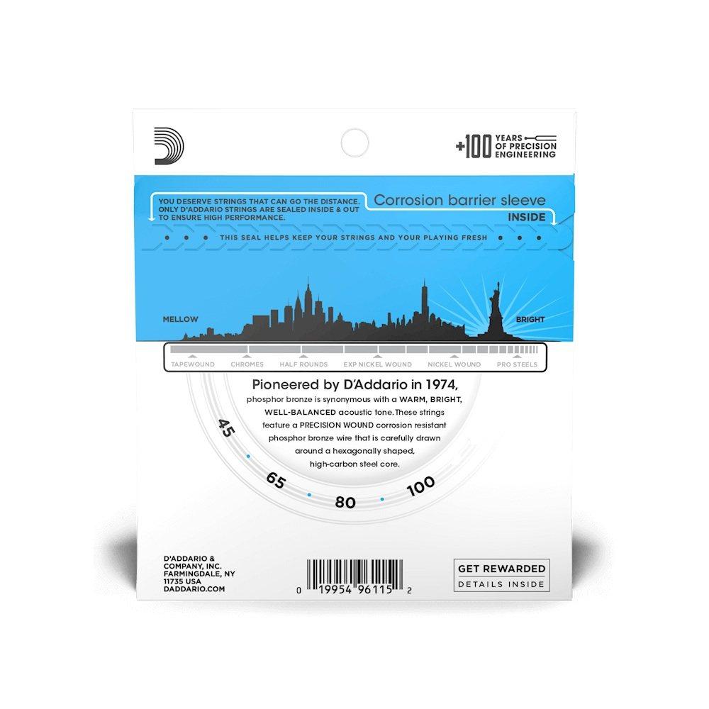 D'addario epbb170 set corde basso acustico