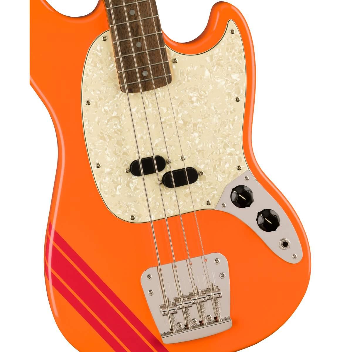 Squier classic vibe '60s competition mustang capri orange basso elettrico 4 corde