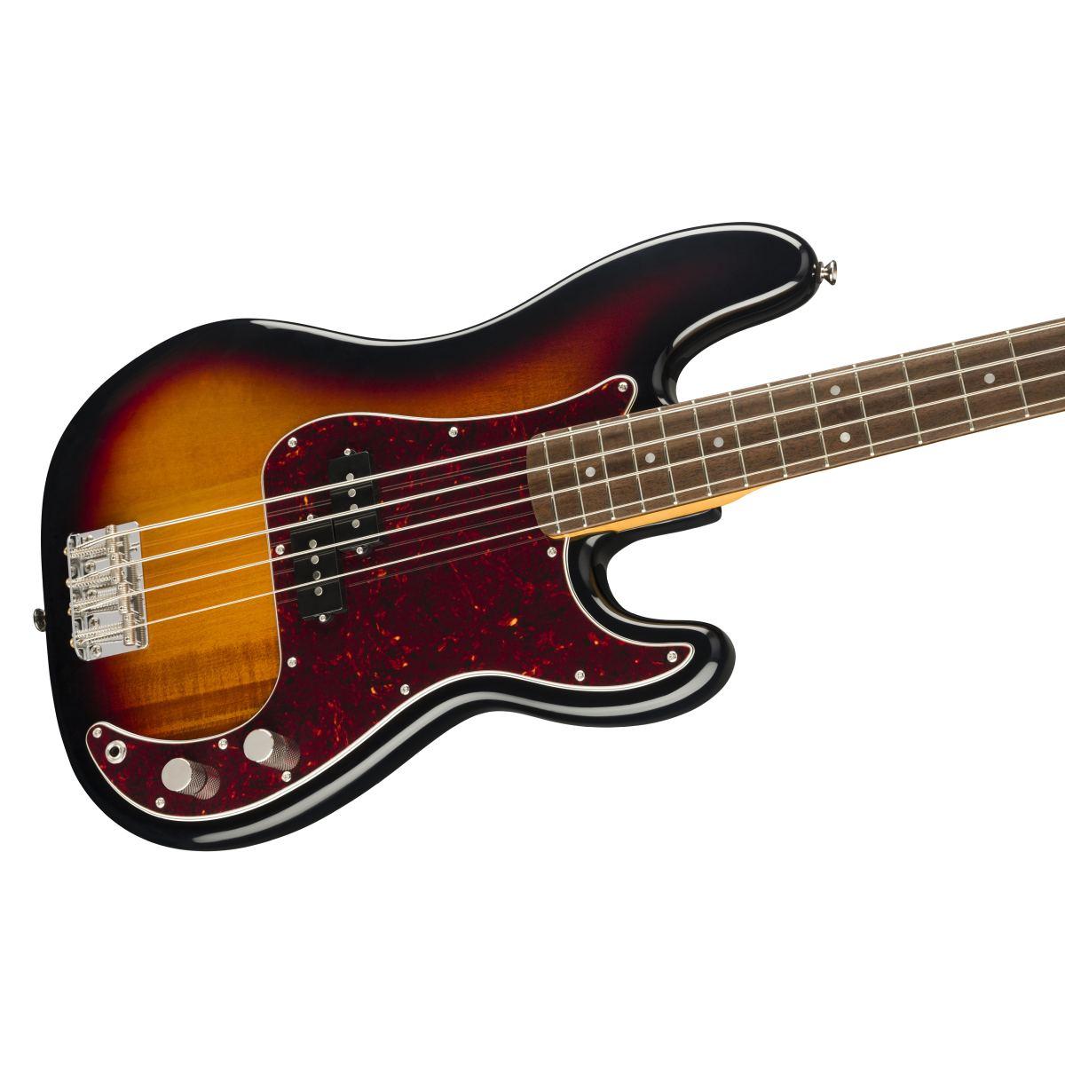 Fender squier classic vibe 60s precision bass lrl 3 color sunburst basso elettrico 4 corde