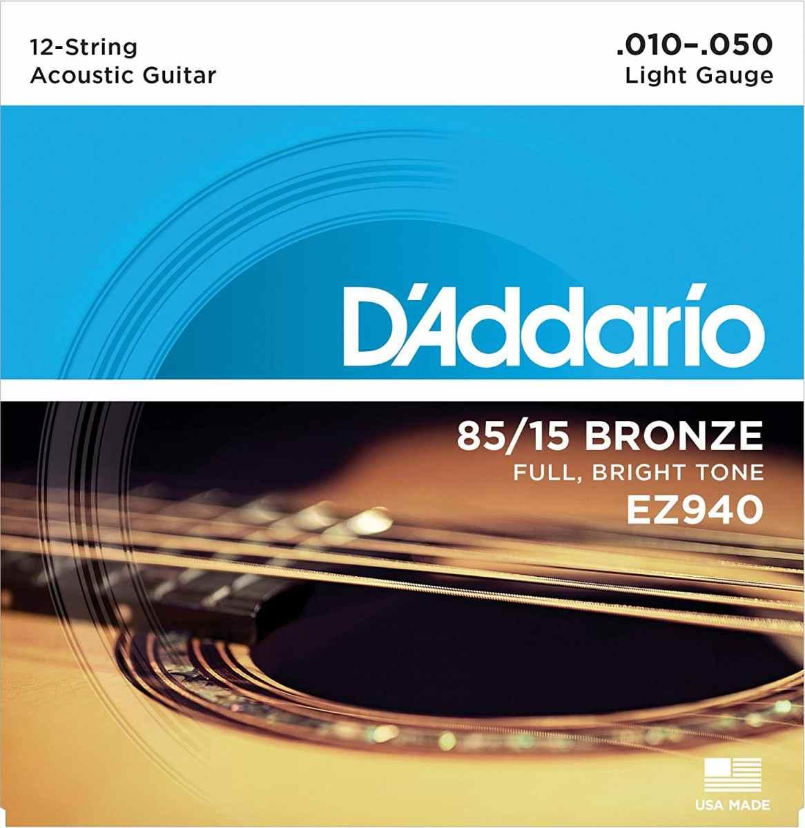 D'addario ez940 set corde chitarra acustica
