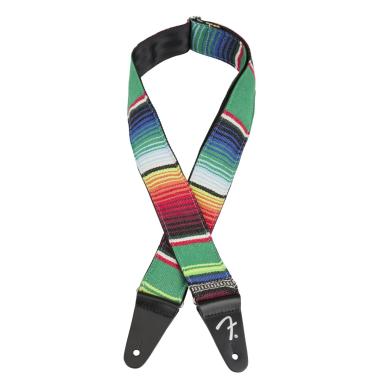 Fender serape green multi tracolla per chitarra