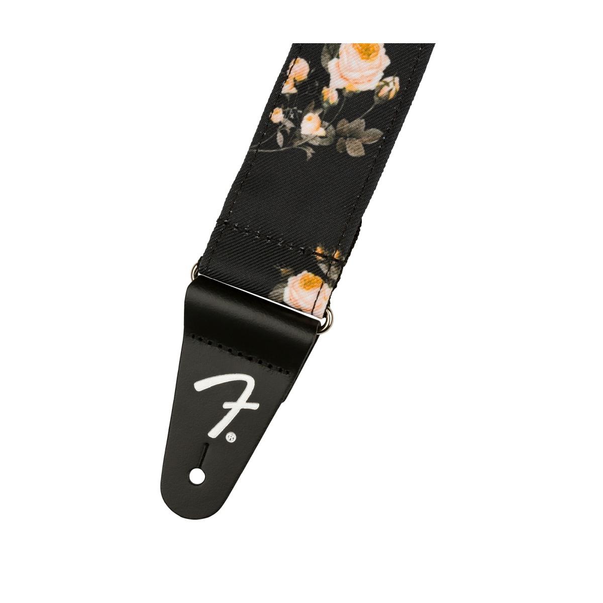 Fender floral black tracolla per chitarra