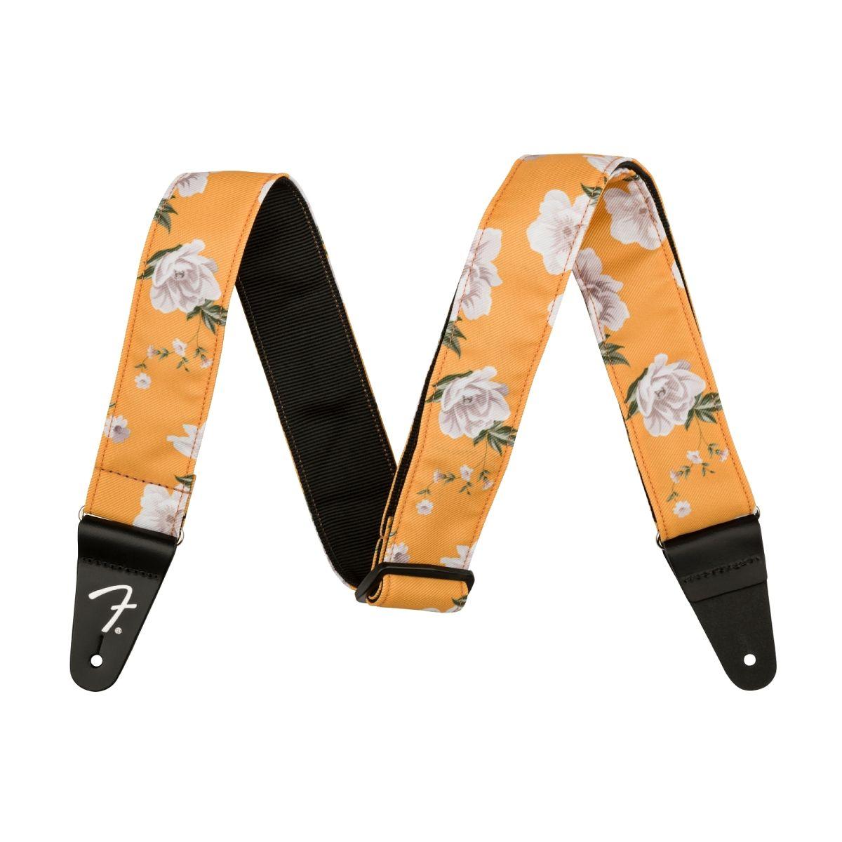 Fender floral marigold tracolla per chitarra