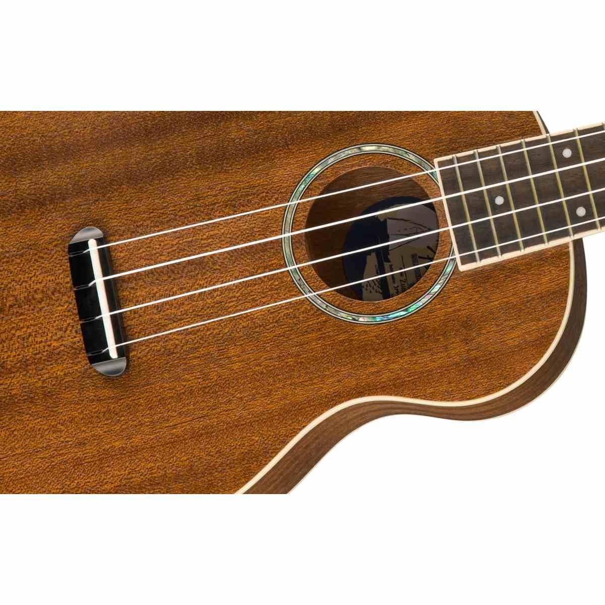 Fender zuma natural wn ukulele concerto