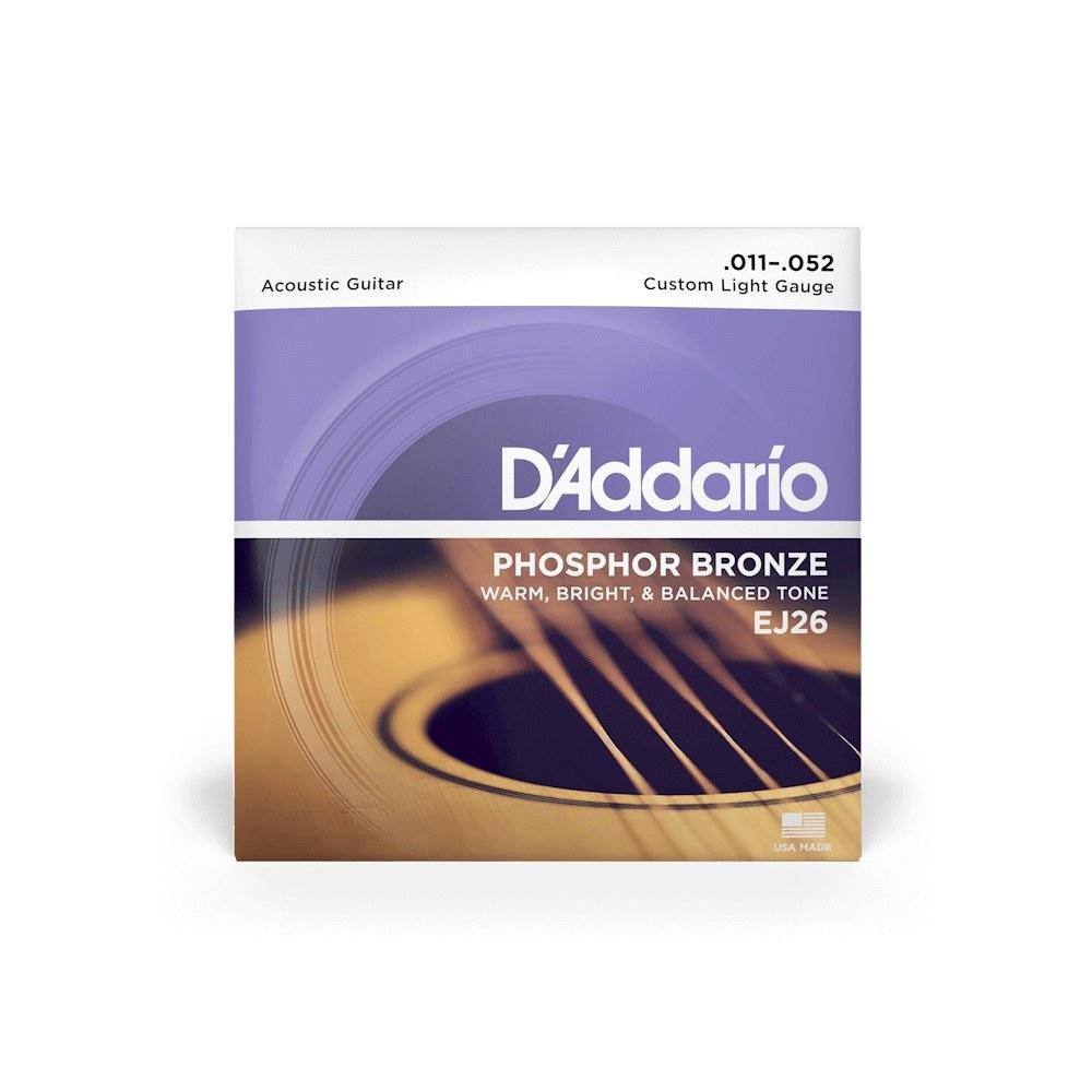 D'addario ej26 set corde chitarra acustica