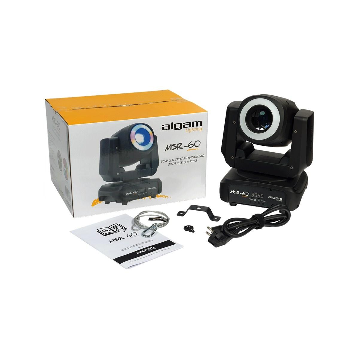 ALGAM LIGHTING MSR60 SPOT LED 60W + Ring LED RGB