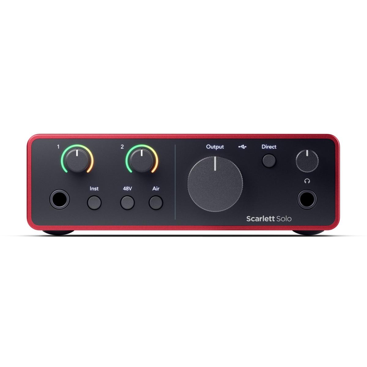 FOCUSRITE Scarlett Solo 4th Gen scheda audio USB-C 2 IN / 2 OUT