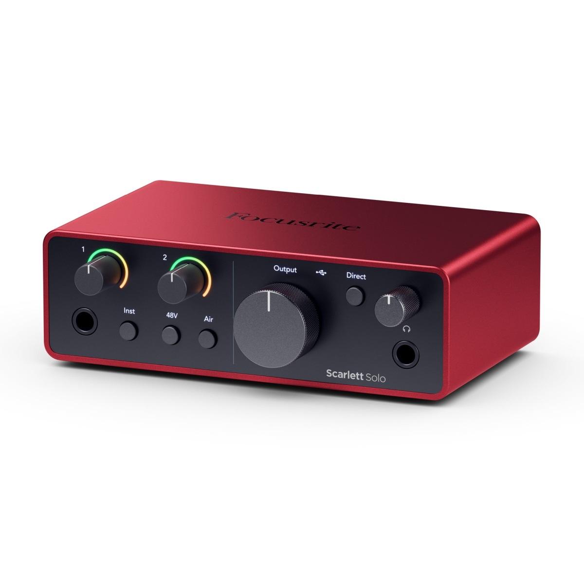 FOCUSRITE Scarlett Solo 4th Gen scheda audio USB-C 2 IN / 2 OUT