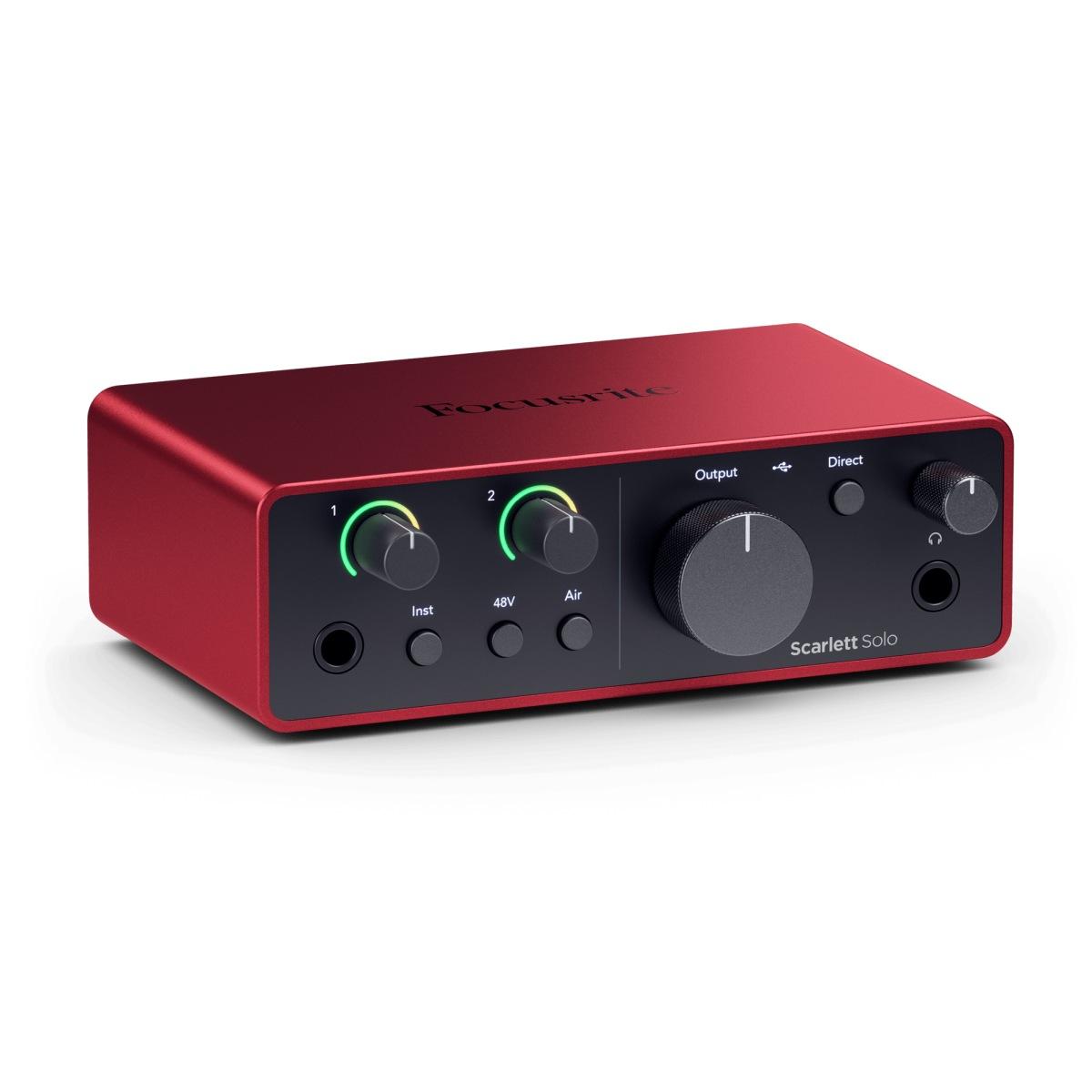 FOCUSRITE Scarlett Solo Studio 4th Gen BUNDLE PER STUDIO DI REGISTRAZIONE