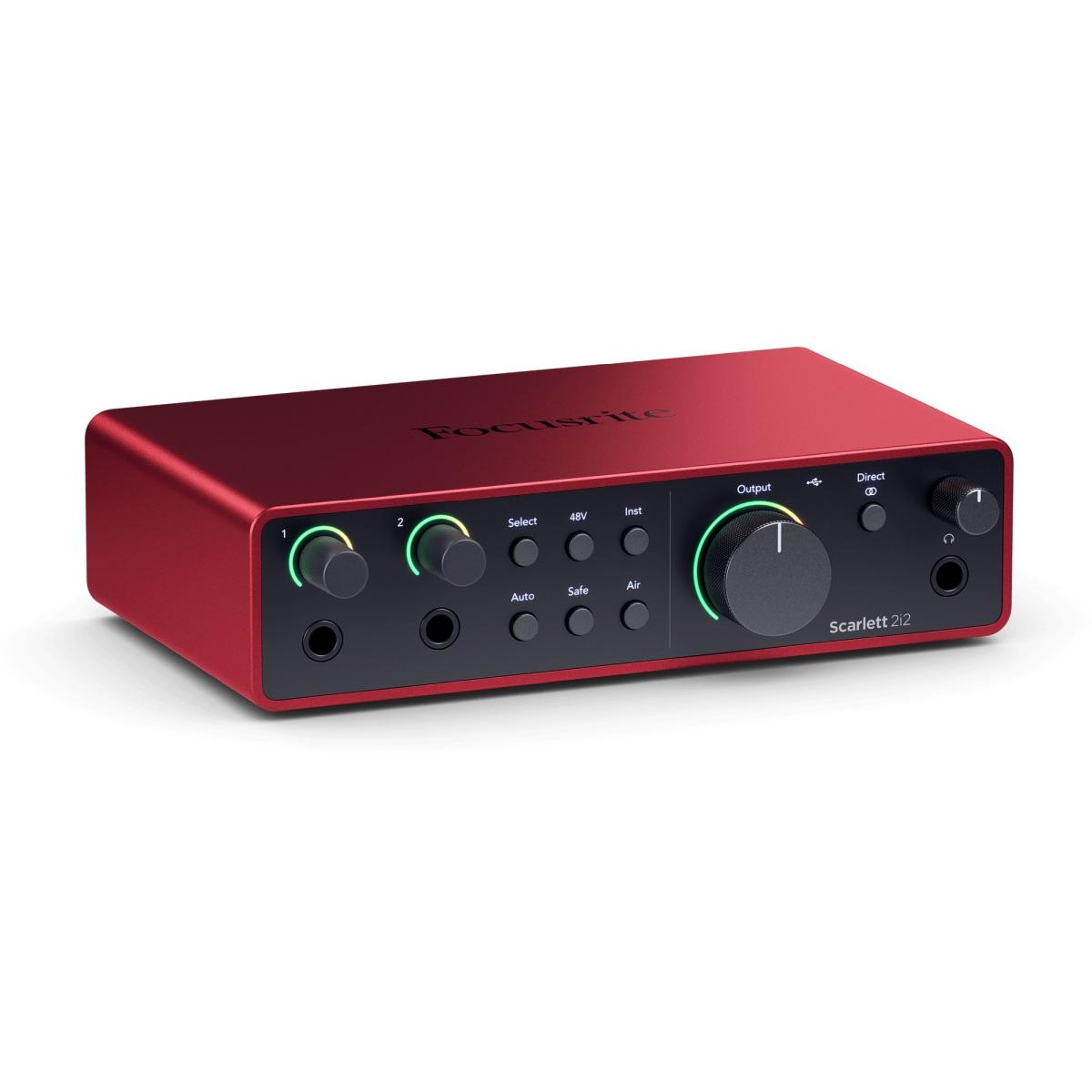 FOCUSRITE Scarlett 2i2 4th Gen scheda audio USB-C 2 IN 2 OUT