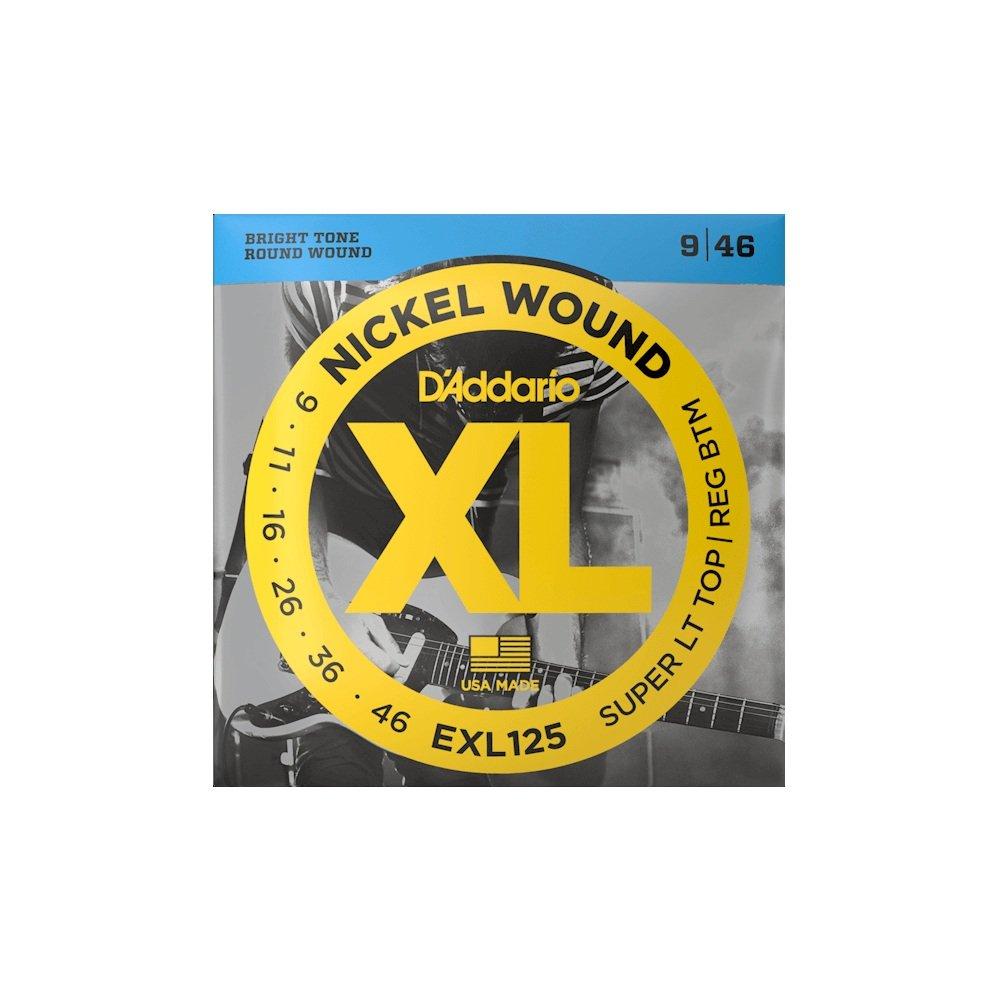 D'addario exl125 set corde chitarra elettrica 9-46