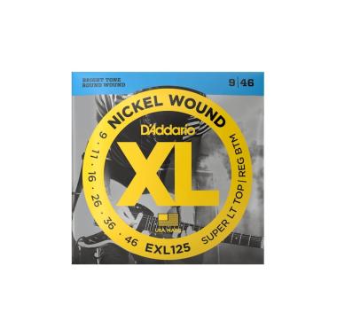 D'addario exl125 set corde chitarra elettrica 9-46