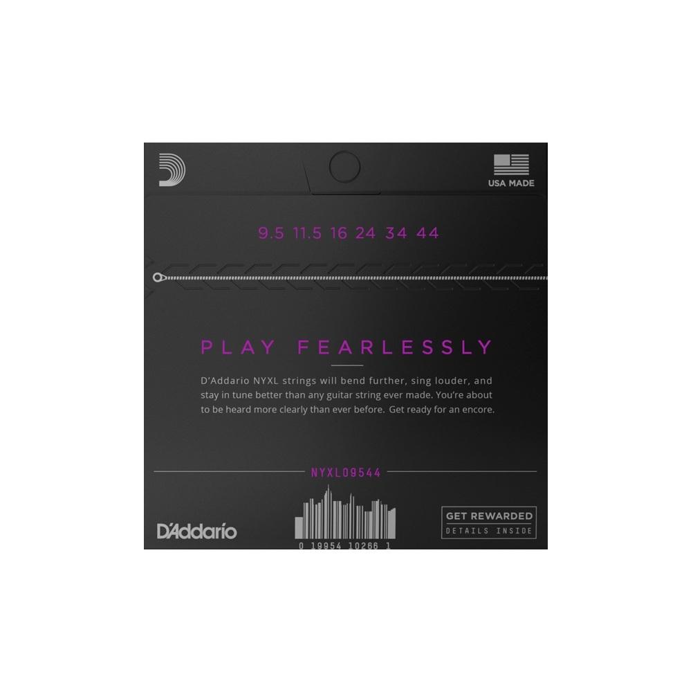 D'addario nyxl09544 set corde chitarra elettrica
