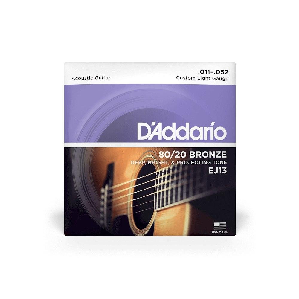 D'addario ej13 set corde chitarra acustica
