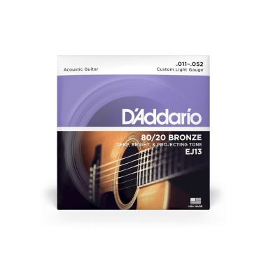 D'addario ej13 set corde chitarra acustica