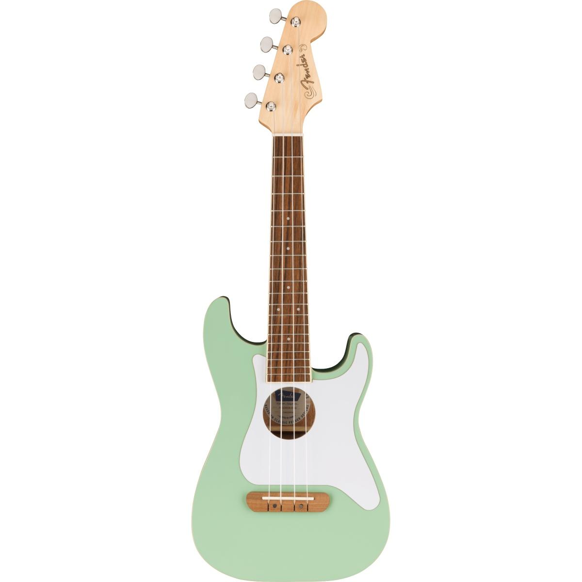 Fender fullerton stratocaster ukulele surf green