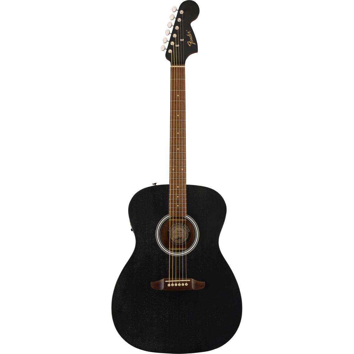 Fender monterey standard wn black chitarra acustica elettrificata