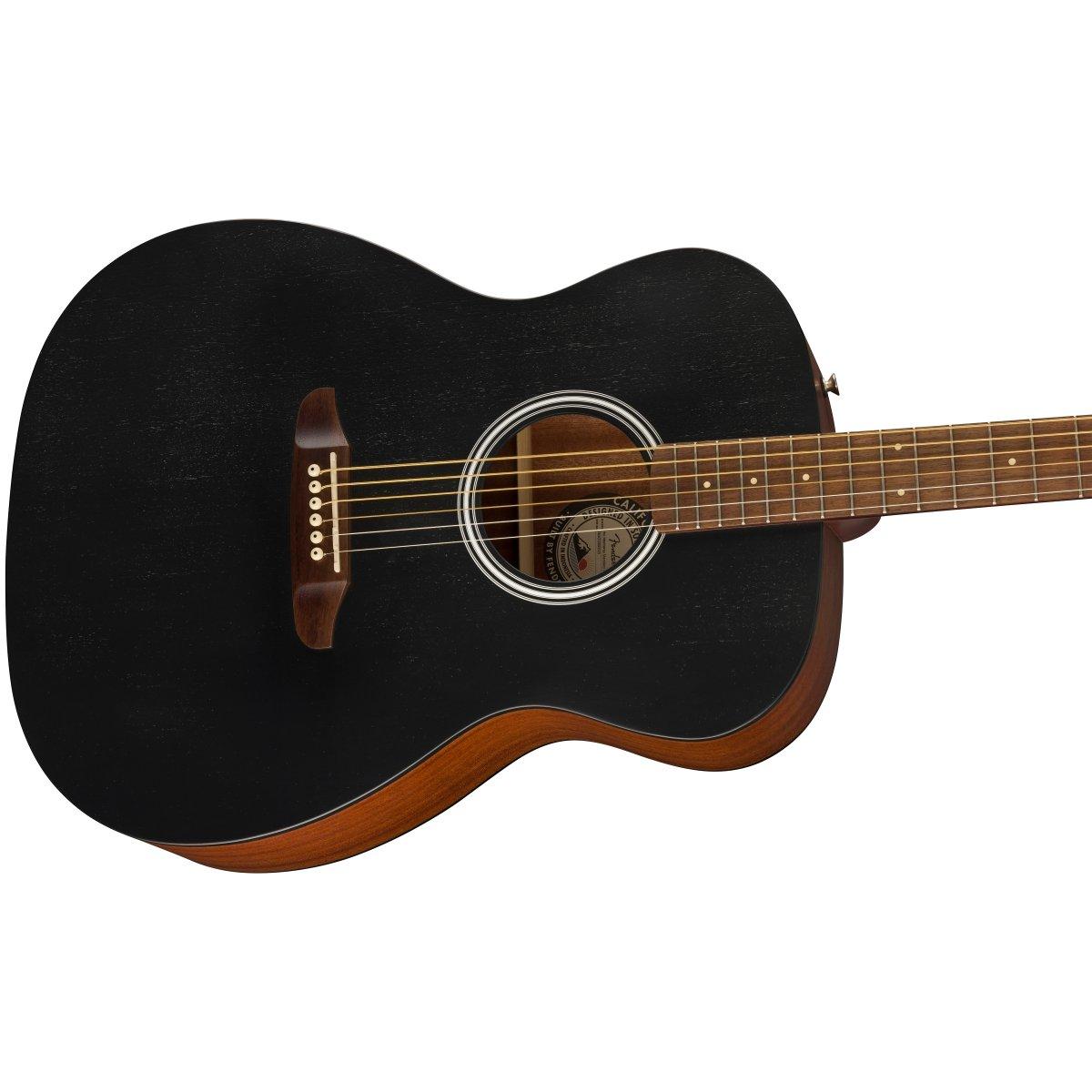 Fender monterey standard wn black chitarra acustica elettrificata