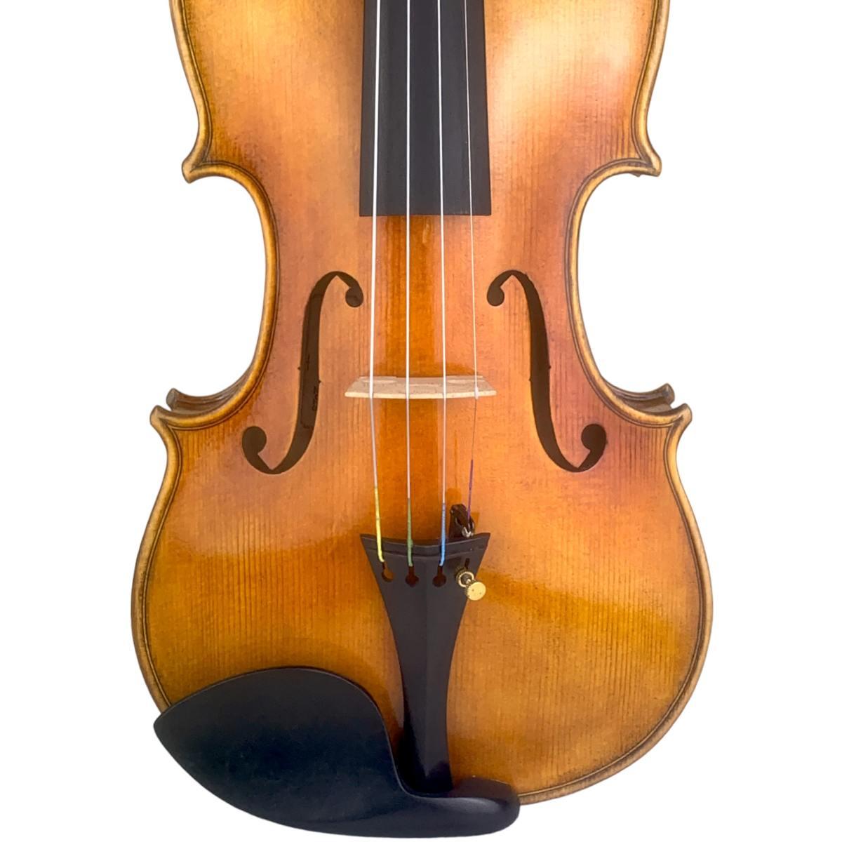 Master luthiers eu-liut-italiana geminiani violino 4/4 radica chiara
