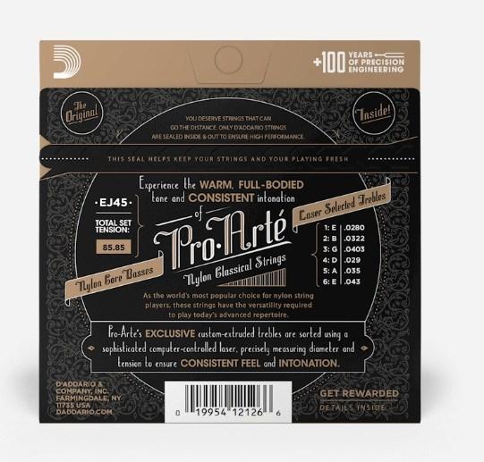 D'addario ej45 set corde chitarra classica