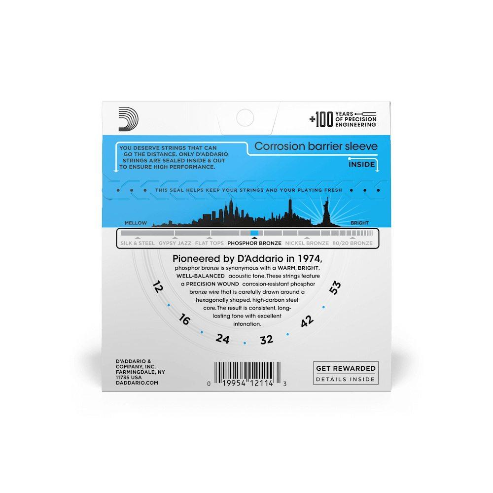 D'addario ej16 set corde chitarra acustica