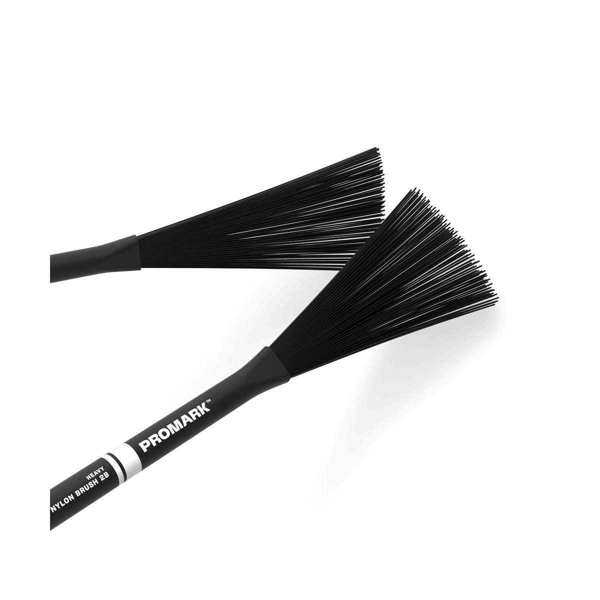 Promark 2b heavy black spazzole in nylon