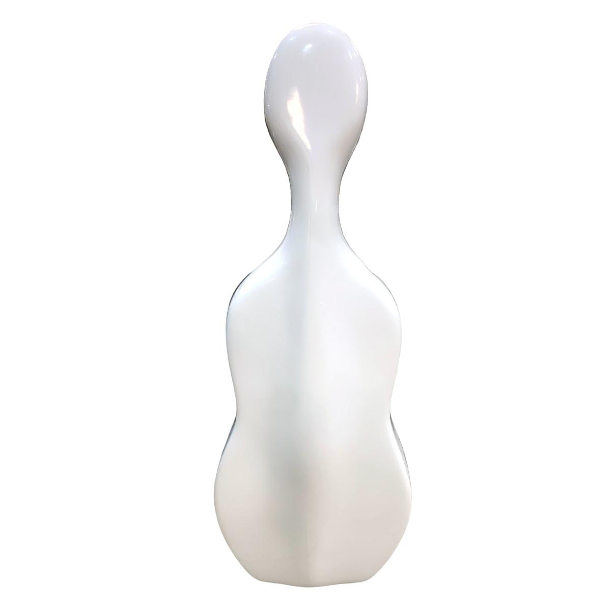 Plc custodia cello 4/4 white carbonfiber