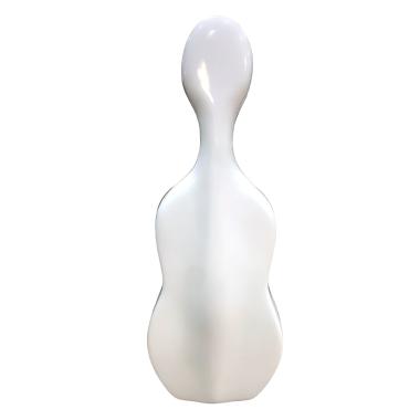 Plc custodia cello 4/4 white carbonfiber