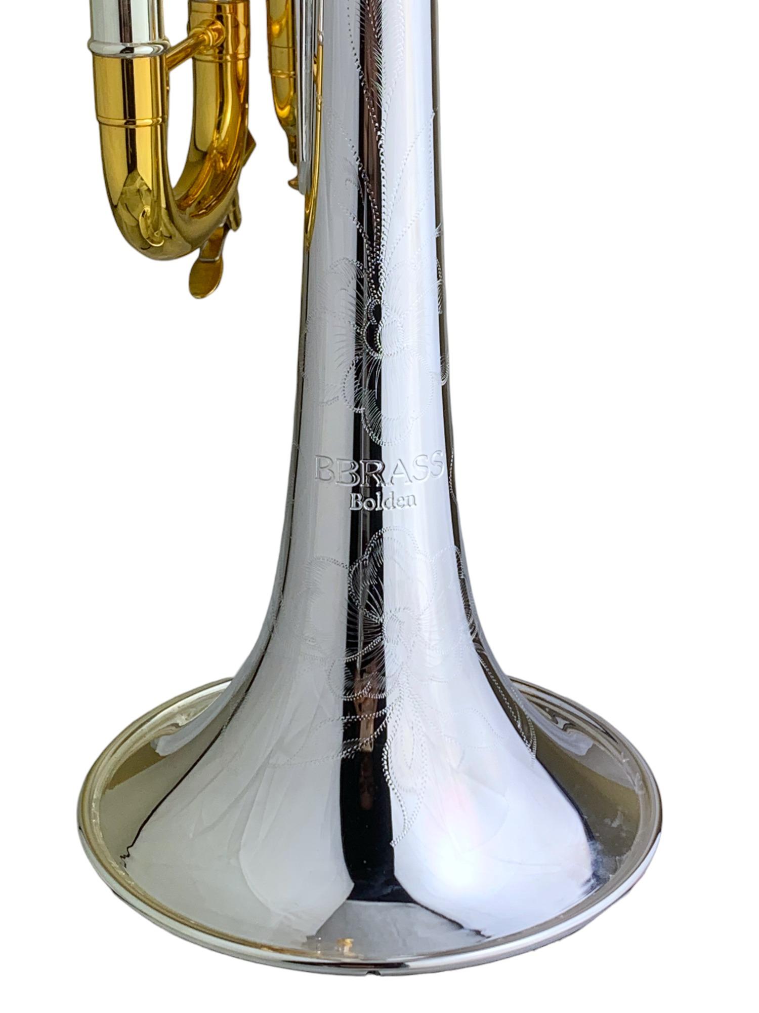 Bbrass bolden tromba sib silver e slide gold