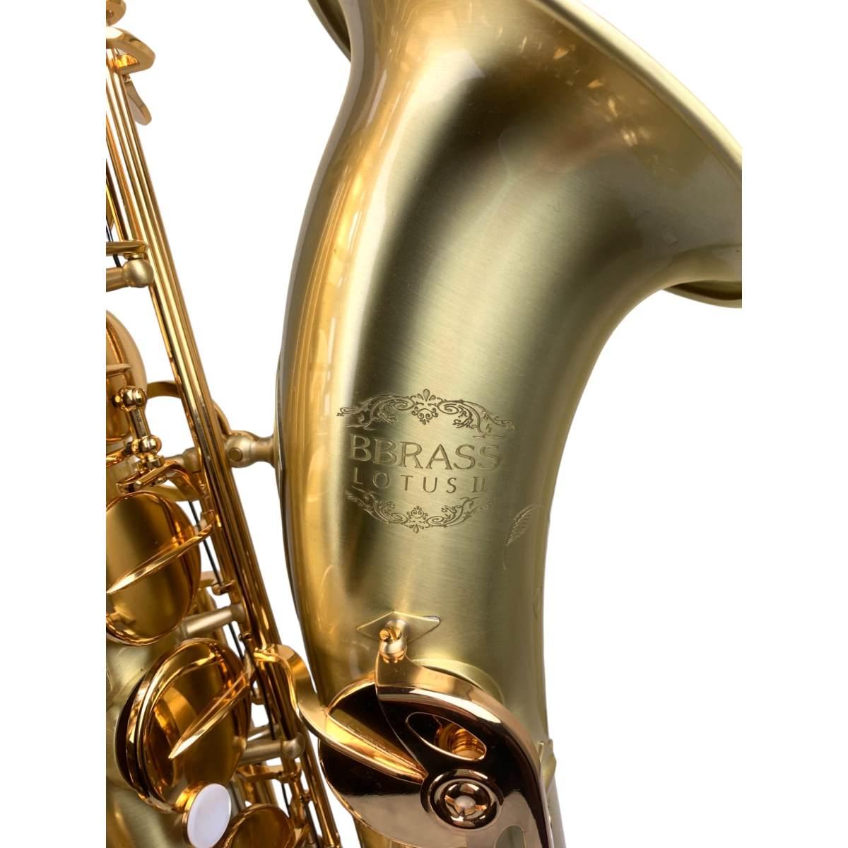 BBRASS LOTUS 2 SAX TENORE yellow brass, brush finish