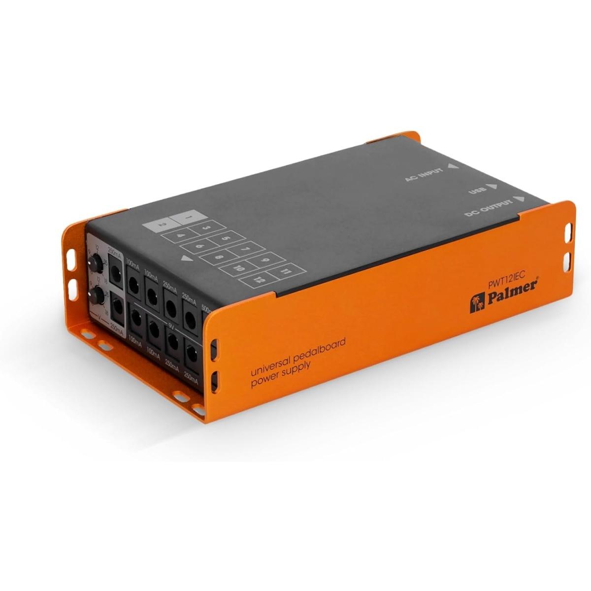 Palmer pwt 12 iec - alimentatore multiplo per effetti a pedale