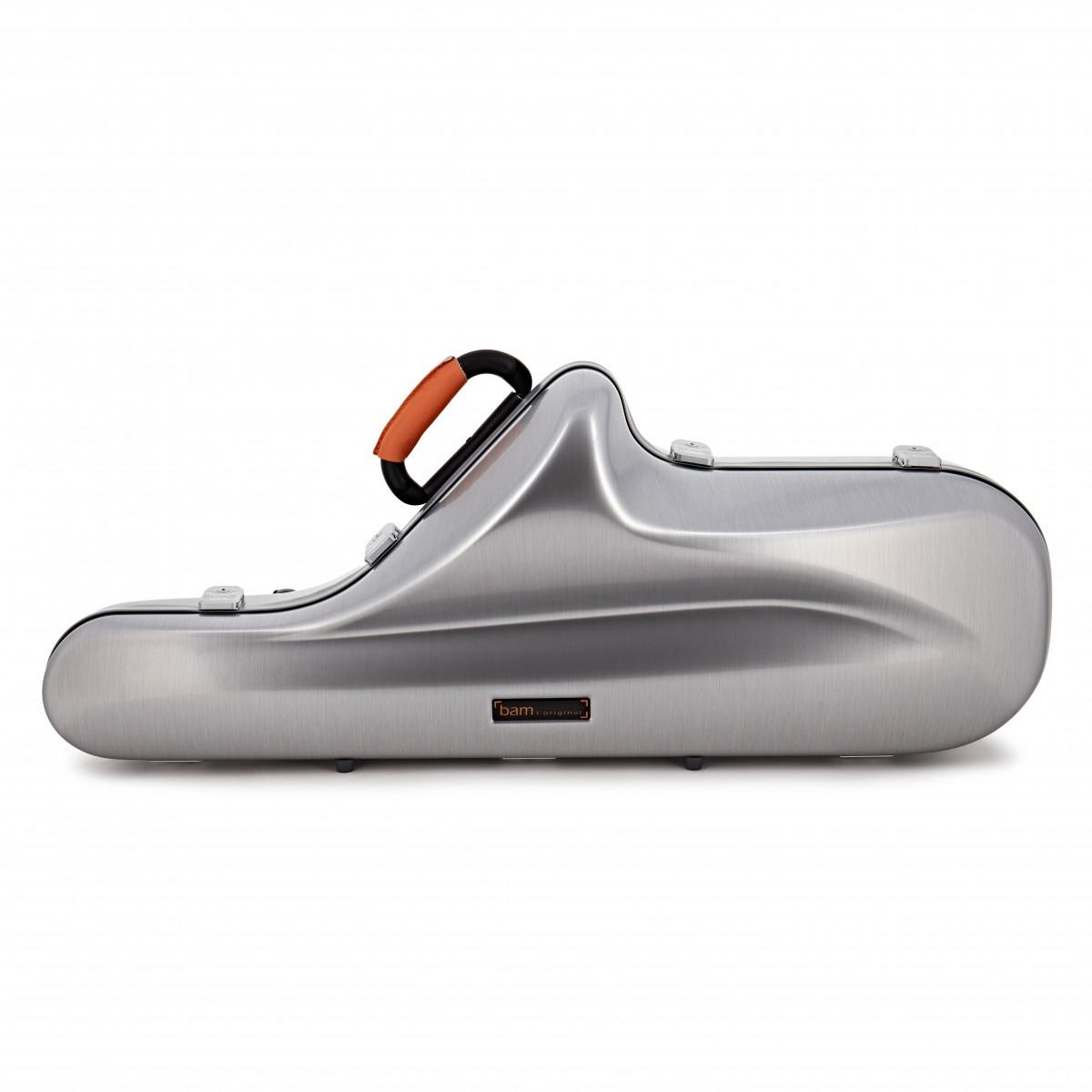 Bam def4012sa brushed aluminum la defense custodia rigida per sax tenore