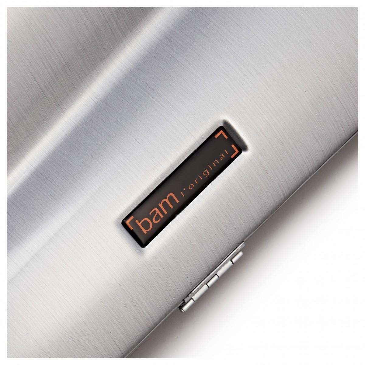 Bam def4012sa brushed aluminum la defense custodia rigida per sax tenore