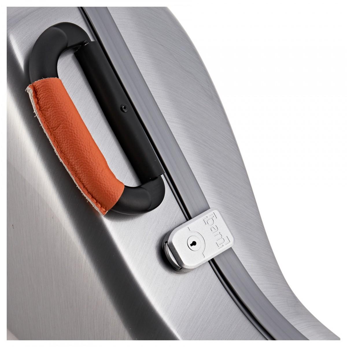 Bam def4012sa brushed aluminum la defense custodia rigida per sax tenore