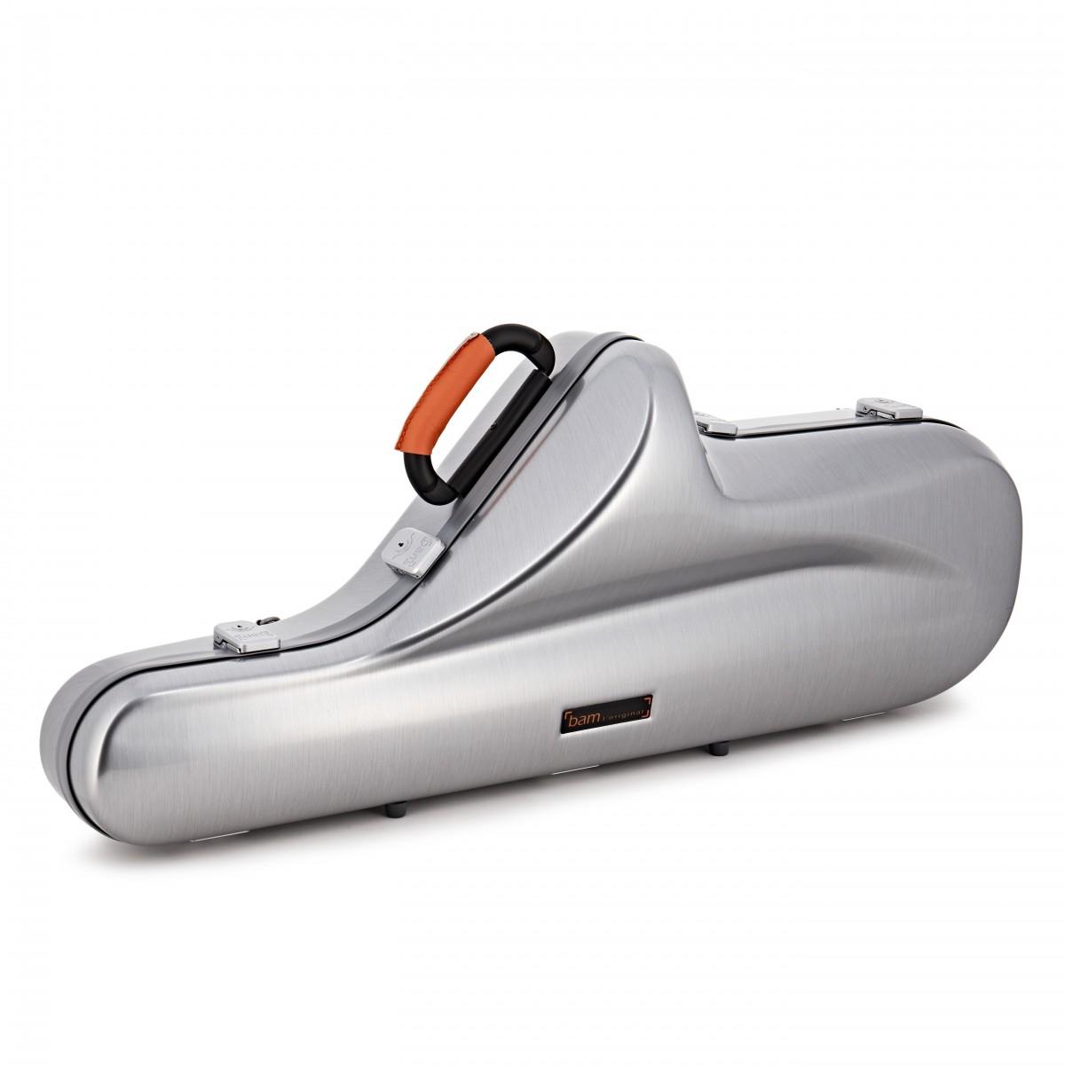 Bam def4012sa brushed aluminum la defense custodia rigida per sax tenore