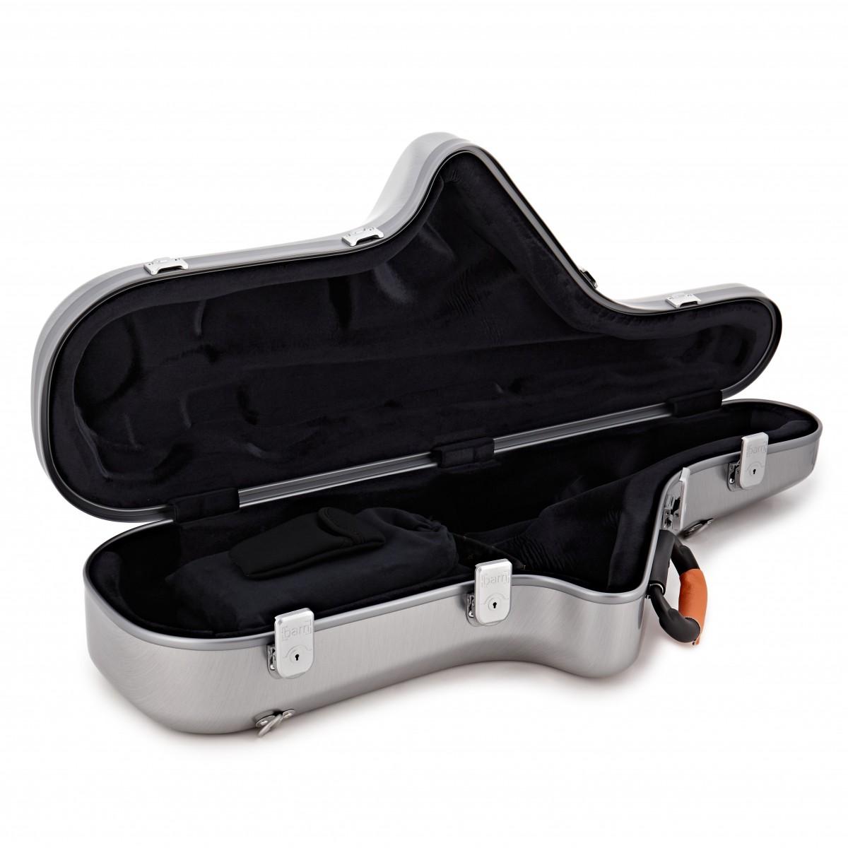 Bam def4012sa brushed aluminum la defense custodia rigida per sax tenore