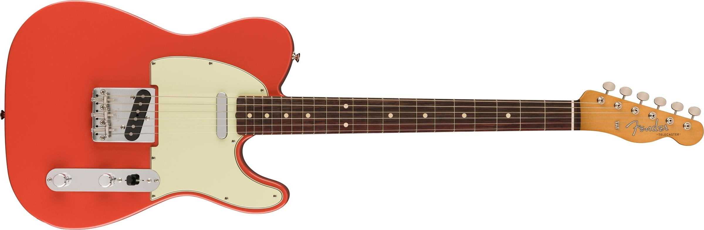 Fender vintera ii 60s telecaster rw fiesta red chitarra elettrica
